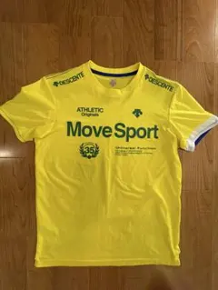 DESCENTE Move Sport シャツ M イエロー