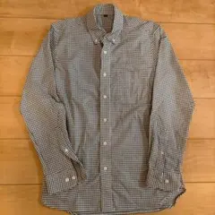 無印良品　良品計画　シャツ　ギンガムチェック　美品