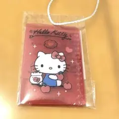 ハローキティ ミニファイル 赤　プレミアムマスコット　サンリオショップ