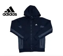 ✨激安✨adidas アディダス フルジップ パーカー ブラック グレー