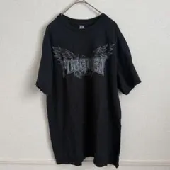 GILDAN ギルダン 翼プリント グラフィックTシャツ ブラック 古着