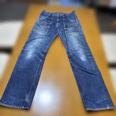 FULLCOUNT ブッシュパンツ W33赤耳 濃紺インディゴのサムネイル