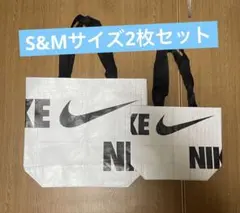 SM サイズ2枚セット　ナイキ NIKE エコバッグ ショッパー 韓国 人気