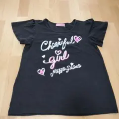 mezzo piano Tシャツ size:М（150cm）黒のサムネイル