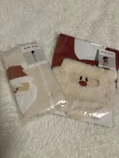 新品未使用　クリスマス　サンタ　タイツ　スタイル　2点セット　スリーコインズ