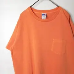 ラッセルアスレチック　SHIPS　クルーネック　ポケットTシャツ　半袖　刺繍　Mのサムネイル
