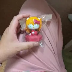 キティ　エヴァンゲリオン　根付け　レイ　アスカ　レア　コラボ ハローキティ×エヴァンゲリオンラバーストラップ｜株式会社