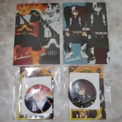 ヒーロープラザ 座れ！イス！ 轟 エンデヴァー 缶バッジ 特典