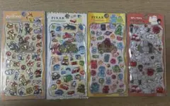 ディズニープチドロップステッカー ピクサー ズートピア ベイマックス4枚セット