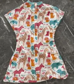 動物柄スリープスーツ おくるみ　EXTRA SMALL