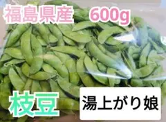 【7/26収穫・発送】枝豆 600g 湯上がり娘 福島県産のサムネイル