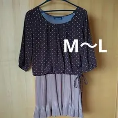 レディース　トップス　ワンピース　チュニック　9号　M～L　春、秋