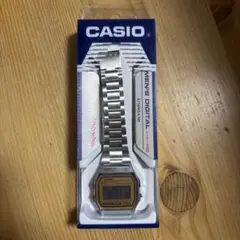新品 CASIO A158WEA-9JF デジタル 腕時計 ゴールド シルバーのサムネイル