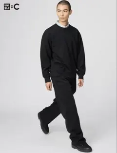 uniqlo c スウェットワイドパンツ ジョガーパンツ