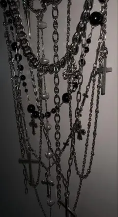 ヴィンテージvintage gunda系 Necklaceハンドメイドステンレス - メルカリ
