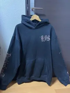 【新品未使用】ブラックレターパーカー y2k