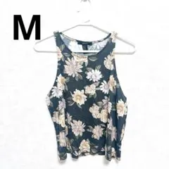 FOREVER 21 フラワープリント タンクトップ 『M』 オシャレ 可愛い