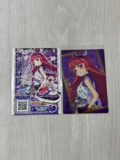 アイカツプリパラ 入場特典　そふぃ　サイン