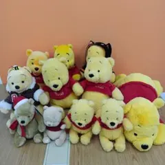 ディズニーリゾート　ストア　くまのプーさん　ぬいぐるみ　11点　まとめ売り