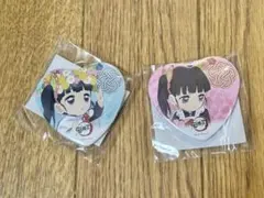 鬼滅の刃 ハート缶バッジ　カナヲ　バレンタイン