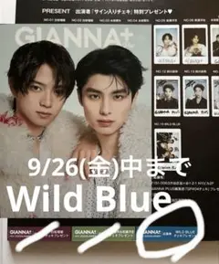 GIANNA+ 2025 応募券のみ　Wild Blue ワイルドブルー