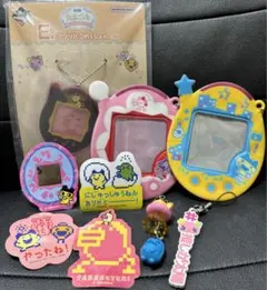 たまごっち キーホルダー ステッカー9点セット