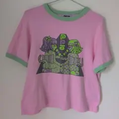 PUNYUS 半袖Tシャツ ピンクのサムネイル