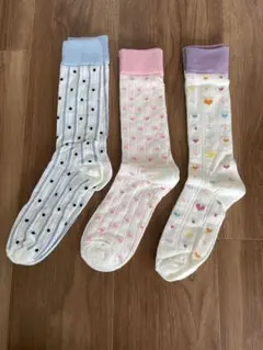 新品【3足セット】 キッズ　子供用　靴下　ソックス　19-22センチ