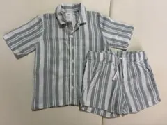 キッズ服 半袖シャツとショートパンツセット　セットアップ　H&M