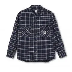 Polar Skate Co.ネルシャツ　Rich Navy　Мサイズ　ポーラー
