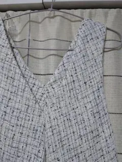 ビアズリー ジャンパースカート ホワイト サイズ0