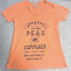 ババガンプ シュリンプ カンパニー tシャツ サーモンピンク Lサイズ レア