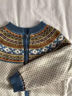 古着ニット　カーディガン　NORSK HUSFLID