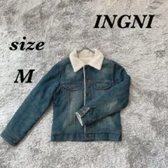 INGNI イング (M) デニムジャケット 裏ボア カジュアル 冬服