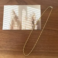 Roca ネックレス◎サージカルステンレス316 ゴールド