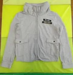 ジップアップパーカー アウター 165cm ブルゾン ピンクラテ