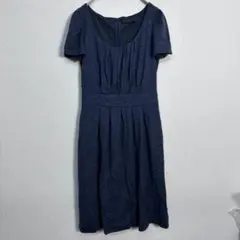 美品】M'S GRACY デニム ノースリーブワンピース 40 - メルカリ