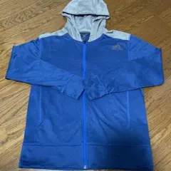 adidas climawarm ジャージパーカー/ブルー