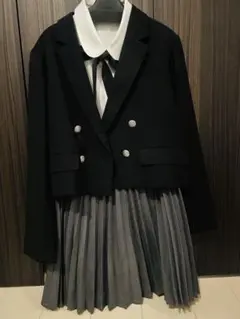ポンポネット 160 卒服 入学　フォーマル セレモニー ワンピーススーツ