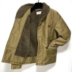 ★鑑定済★アルパカ混★COOTIEフライトジャケット★裏ボアミリタリー★デッキ★