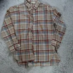 earth music&ecology 長袖チェックシャツ