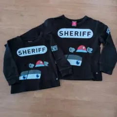 BABYDOLL SHERIFF トレーナー 90、120サイズ セット