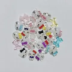 キティ ネイルパーツ セット 18個＋おまけ　22