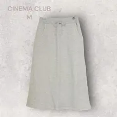 シネマクラブ　スウェットロングスカート ウエストゴム　Aライン　カジュアル