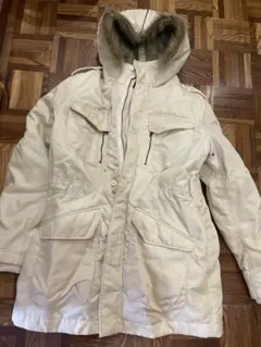 【DIESEL】ディーゼル モッズコート ファー付き ミリタリー アウター