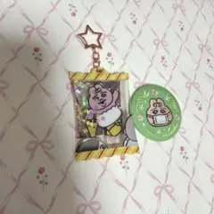 おぱんちゅうさぎ　刺繍缶バッチ　韓国フレークチャーム