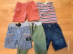 ベビー　ハーフパンツ　短パン　90　５点セット　まとめ売り
