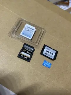 SDカード　64GB micro SD 64GB 合計3枚