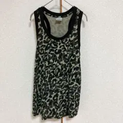 ✨美品✨レディース レオパード柄タンクトップ 【M】ヨガ リゾート フェスにも