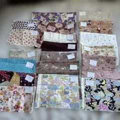 プリント生地セット 多様なサイズ　端切れ